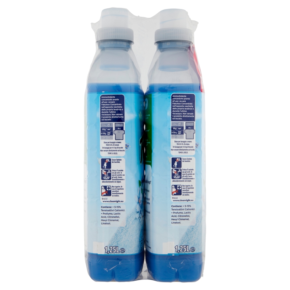 Fabuloso ammorbidente concentrato Fresco Mattino 108 lavaggi 2,5 L